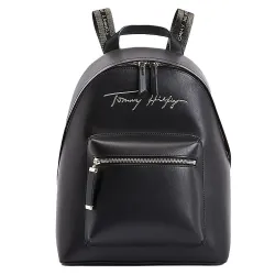Sac à dos femme Tommy Jeans Iconic à doublure métallisée Noir - ZESHOES