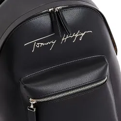 Sac à dos femme Tommy Jeans Iconic à doublure métallisée Noir - ZESHOES