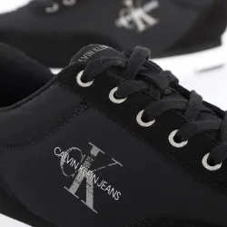 Basket basse homme Calvin Klein Jarod nylon Noir - ZESHOES Basket basse homme Calvin Klein Jarod nylon Noir - ZESHOES