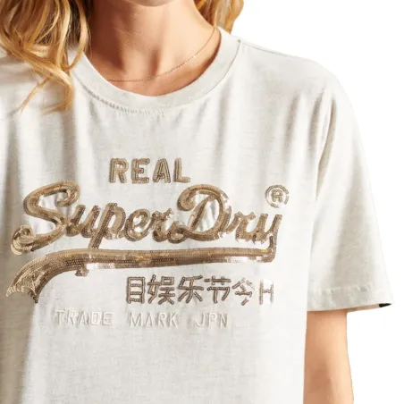 Produits victimes de leur succès Superdry Beige real vintage logo