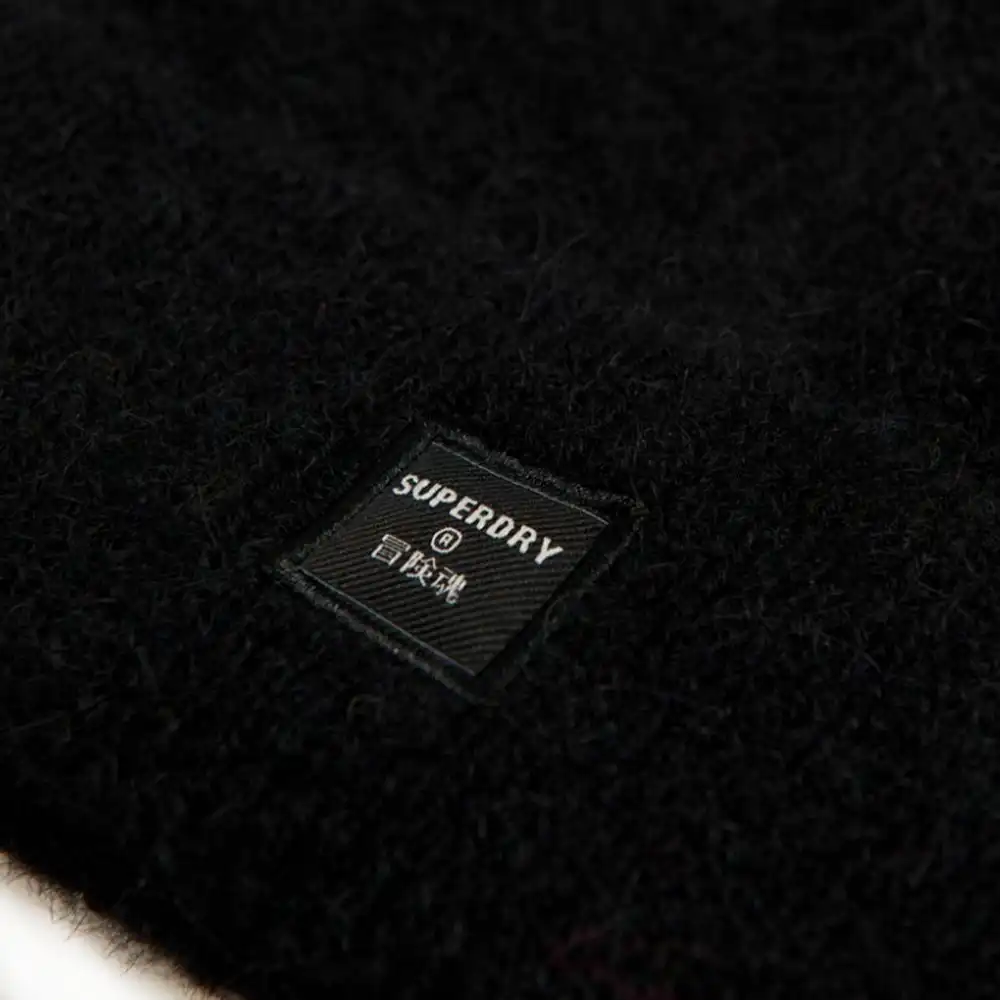 Bonnet femme Superdry Super lux Bleu - ZESHOES Bonnet femme Superdry Super lux Bleu - ZESHOES