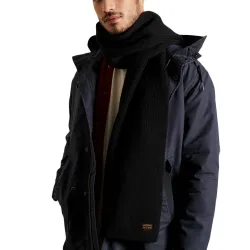 Echarpe homme Superdry Echarpe radar Noir - ZESHOES