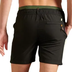 Short de bain homme Superdry State volley swim Noir - ZESHOES Short de bain homme Superdry State volley swim Noir - ZESHOES