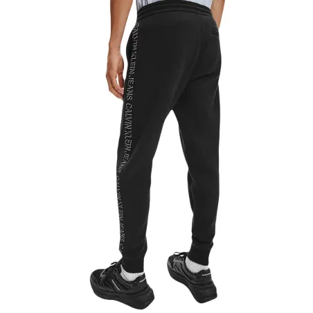 Pantalon jogging homme Calvin Klein Noir Logo tape
