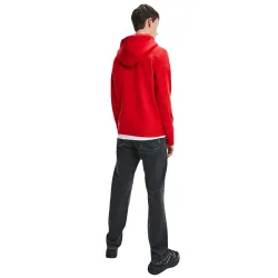 Sweat capuche homme Calvin Klein Monogramme hoodie Rouge - ZESHOES