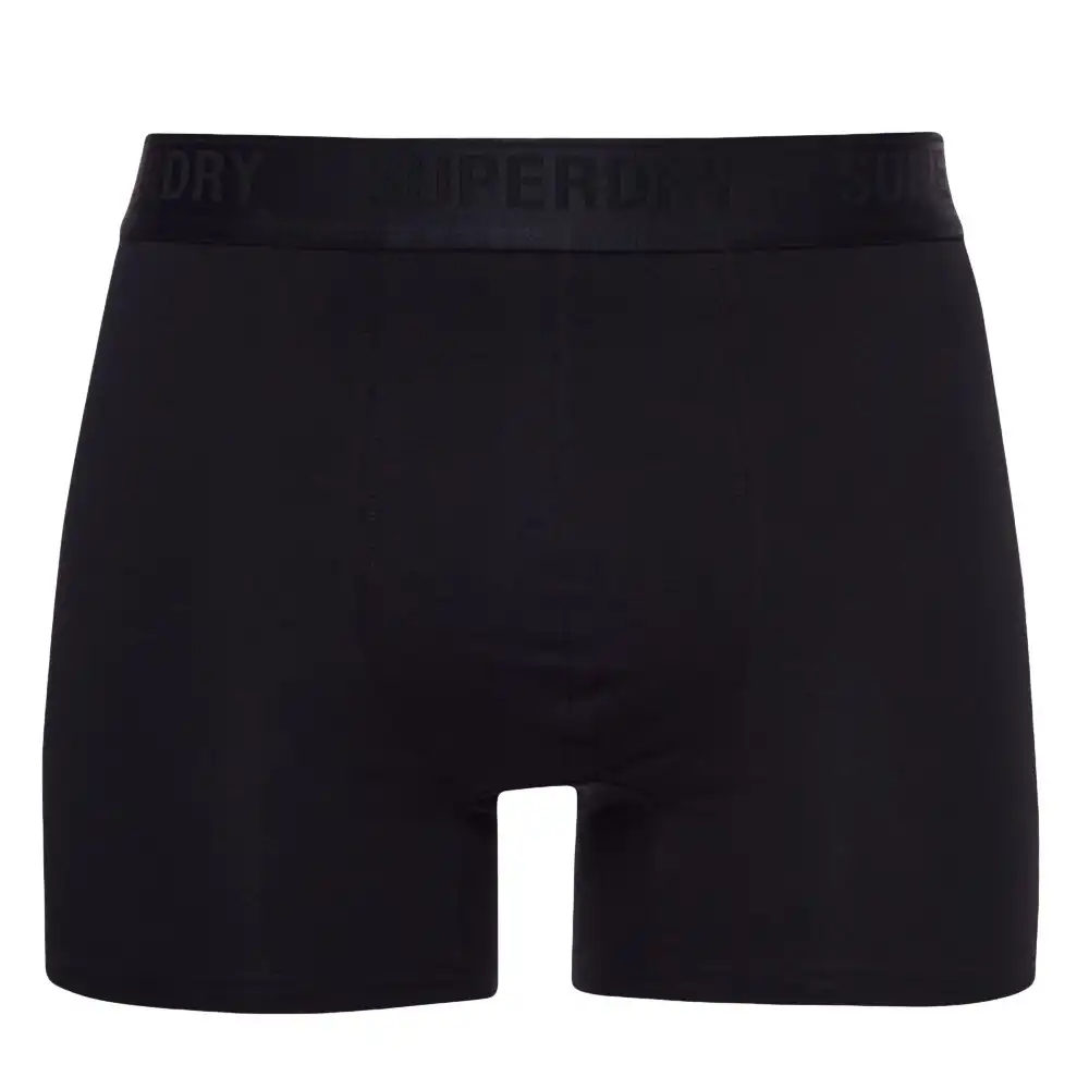 Boxer homme Superdry Pack x3 unlimited logo Noir - ZESHOES