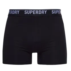 Boxer homme Superdry Pack x3 unlimited logo Noir - ZESHOES
