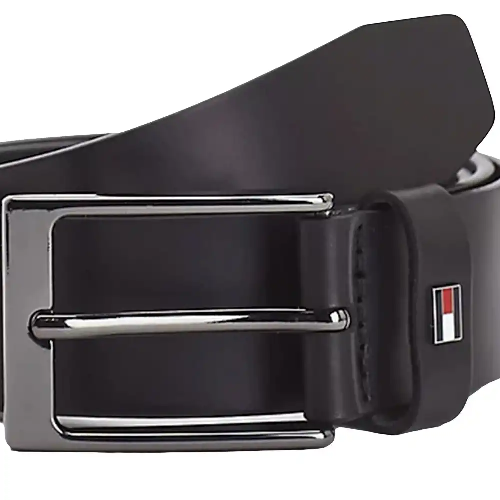 Ceinture homme Tommy Jeans Layton & drapeau Bleu - ZESHOES