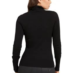 Pull femme Guess Col montant Noir - ZESHOES Pull femme Guess Col montant Noir - ZESHOES