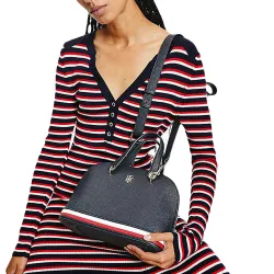 Sac bandoulière femme Tommy Jeans Style emblématique Bleu - ZESHOES