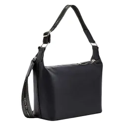 Sac bandoulière femme Tommy Jeans Hobo iconic Noir - ZESHOES