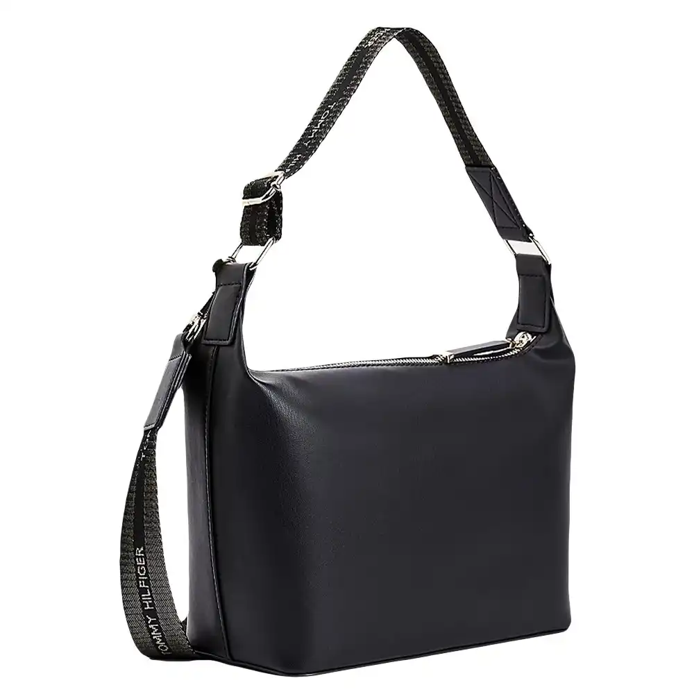 Sac bandoulière femme Tommy Jeans Hobo iconic Noir - ZESHOES