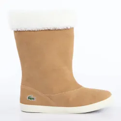Bottine femme Lacoste Polaire camel Camel - ZESHOES Bottine femme Lacoste Polaire camel Camel - ZESHOES