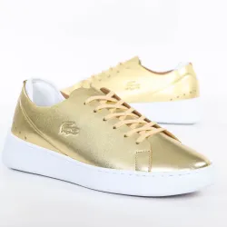 Basket de ville basse femme Lacoste Eyyla 317 Or - ZESHOES Basket de ville basse femme Lacoste Eyyla 317 Or - ZESHOES