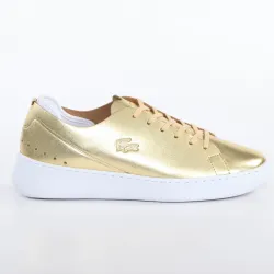 Basket de ville basse femme Lacoste Eyyla 317 Or - ZESHOES Basket de ville basse femme Lacoste Eyyla 317 Or - ZESHOES