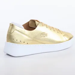 Basket de ville basse femme Lacoste Eyyla 317 Or - ZESHOES Basket de ville basse femme Lacoste Eyyla 317 Or - ZESHOES