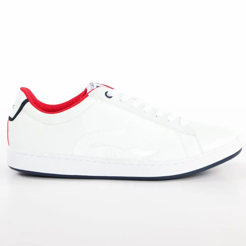 Basket de ville basse homme Lacoste Carnaby evo lc Blanc - ZESHOES Basket de ville basse homme Lacoste Carnaby evo lc Blanc - ZESHOES