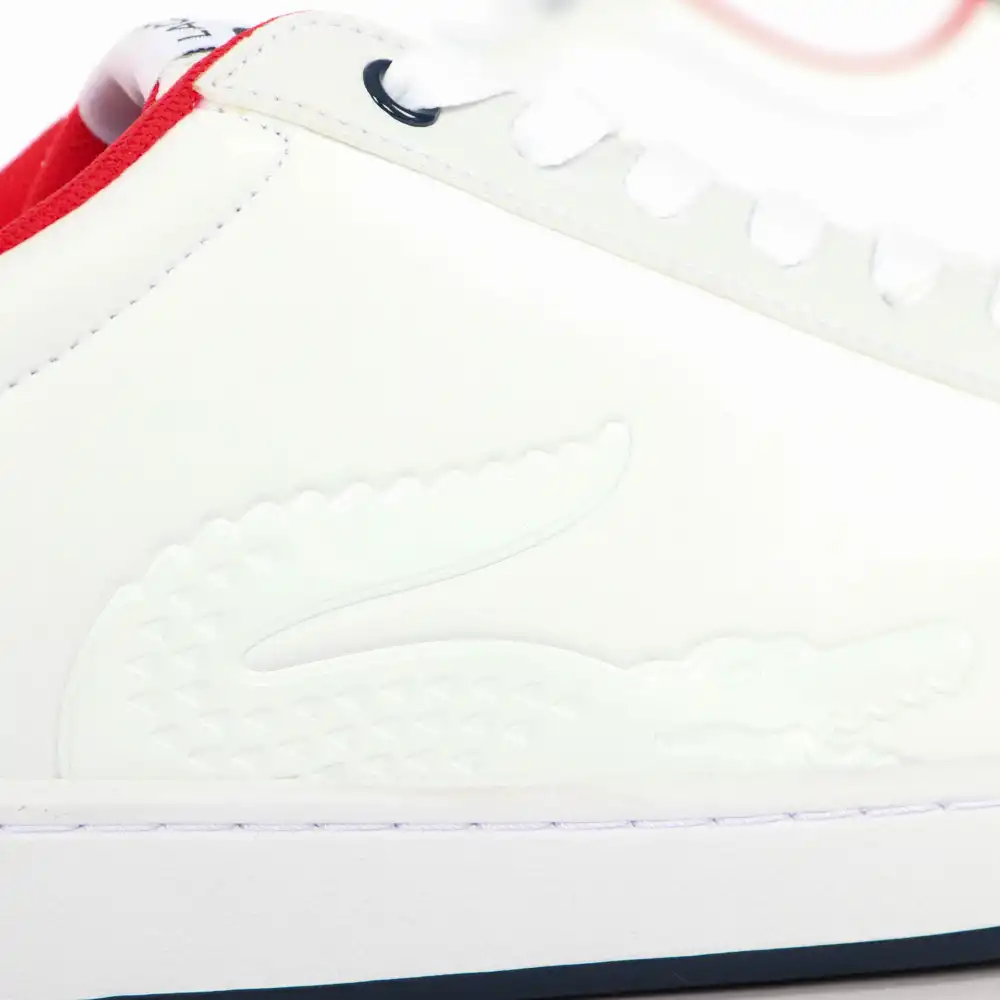 Basket de ville basse homme Lacoste Carnaby evo lc Blanc - ZESHOES Basket de ville basse homme Lacoste Carnaby evo lc Blanc - ZESHOES