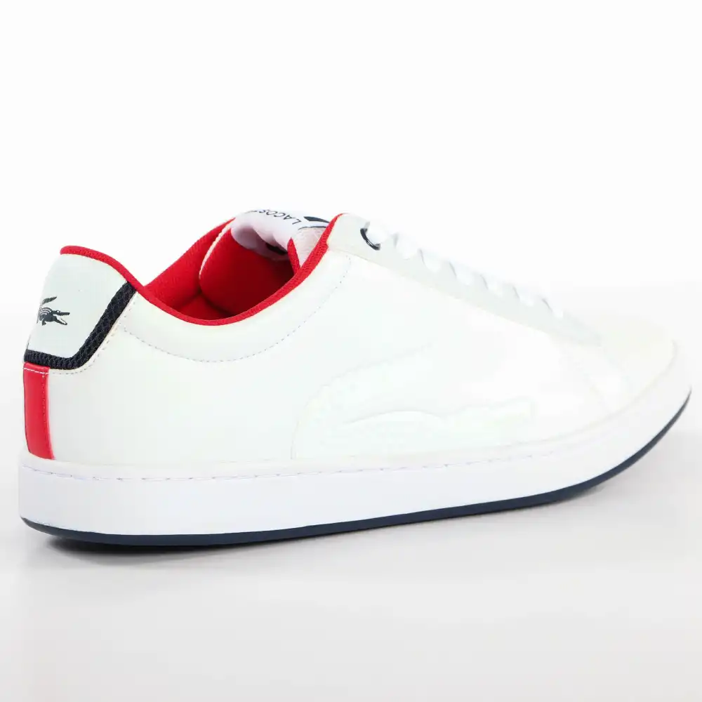 Basket de ville basse homme Lacoste Carnaby evo lc Blanc - ZESHOES Basket de ville basse homme Lacoste Carnaby evo lc Blanc - ZESHOES