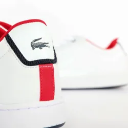 Basket de ville basse homme Lacoste Carnaby evo lc Blanc - ZESHOES Basket de ville basse homme Lacoste Carnaby evo lc Blanc - ZESHOES