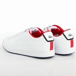 Basket de ville basse homme Lacoste Carnaby evo lc Blanc - ZESHOES Basket de ville basse homme Lacoste Carnaby evo lc Blanc - ZESHOES
