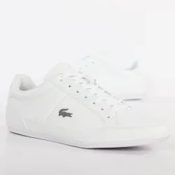 Basket de ville basse homme Lacoste Chaymon bl 1 Blanc - ZESHOES