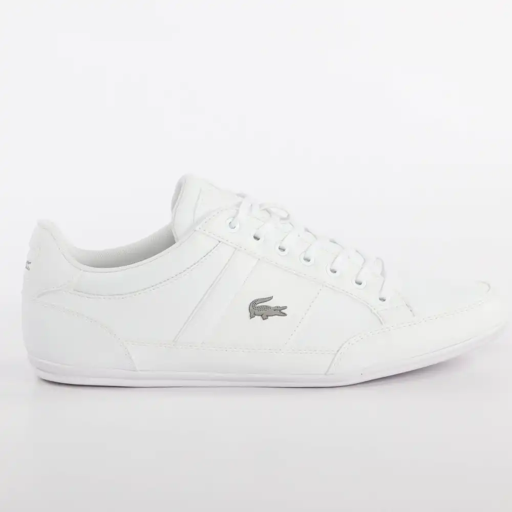Basket de ville basse homme Lacoste Chaymon bl 1 Blanc - ZESHOES