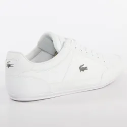 Basket de ville basse homme Lacoste Chaymon bl 1 Blanc - ZESHOES