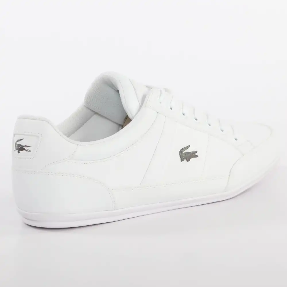 Basket de ville basse homme Lacoste Chaymon bl 1 Blanc - ZESHOES