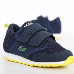 Basket basse garcon Lacoste Light 117 Bleu - ZESHOES Basket basse garcon Lacoste Light 117 Bleu - ZESHOES