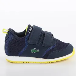 Basket basse garcon Lacoste Light 117 Bleu - ZESHOES Basket basse garcon Lacoste Light 117 Bleu - ZESHOES