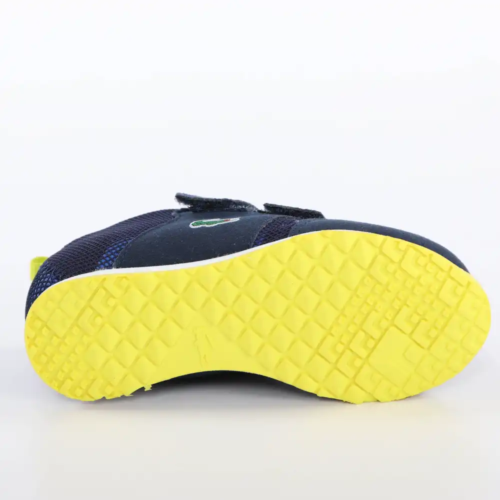 Basket basse garcon Lacoste Light 117 Bleu - ZESHOES Basket basse garcon Lacoste Light 117 Bleu - ZESHOES