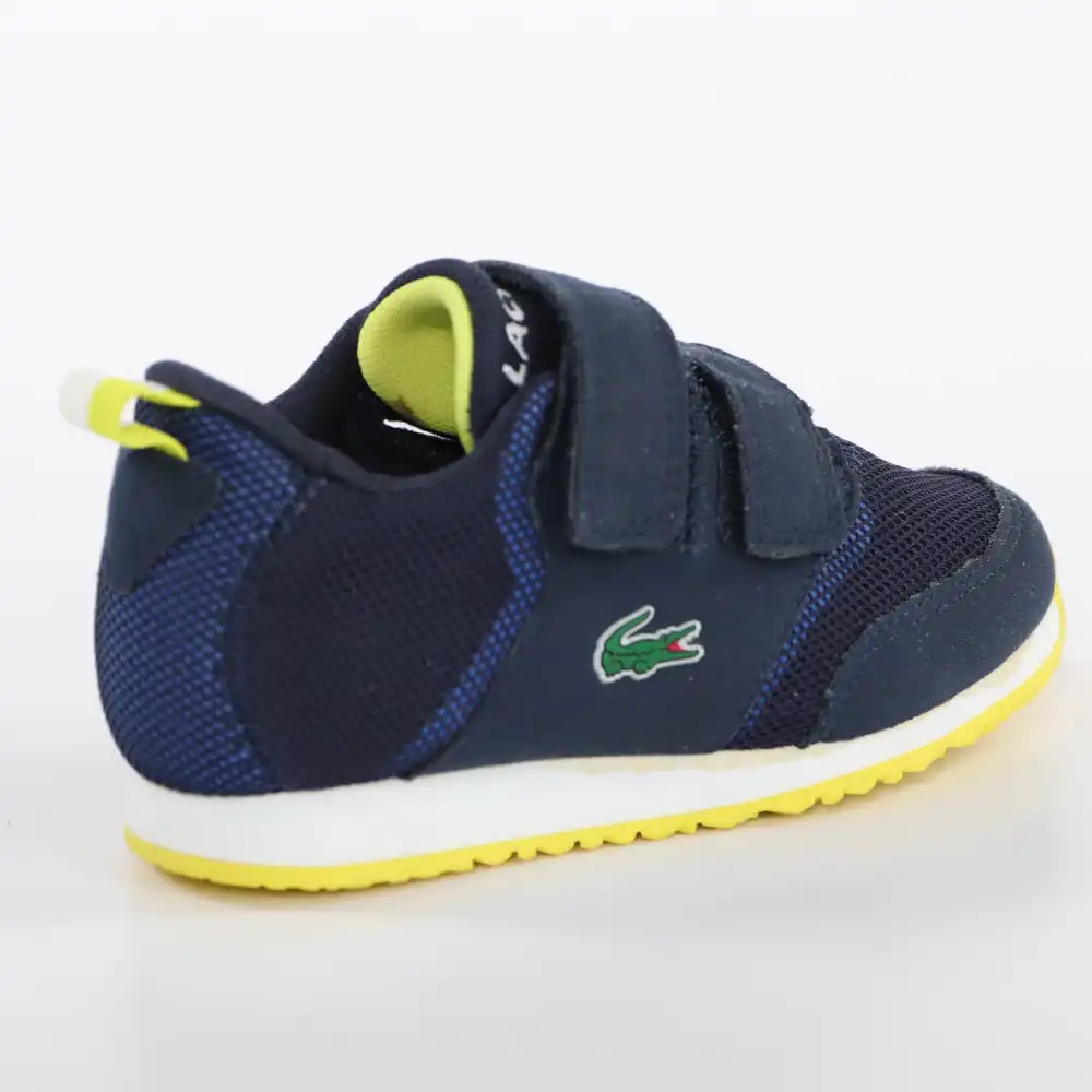 Basket basse garcon Lacoste Light 117 Bleu - ZESHOES Basket basse garcon Lacoste Light 117 Bleu - ZESHOES