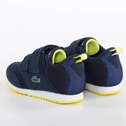 Basket basse garcon Lacoste Light 117 Bleu - ZESHOES Basket basse garcon Lacoste Light 117 Bleu - ZESHOES