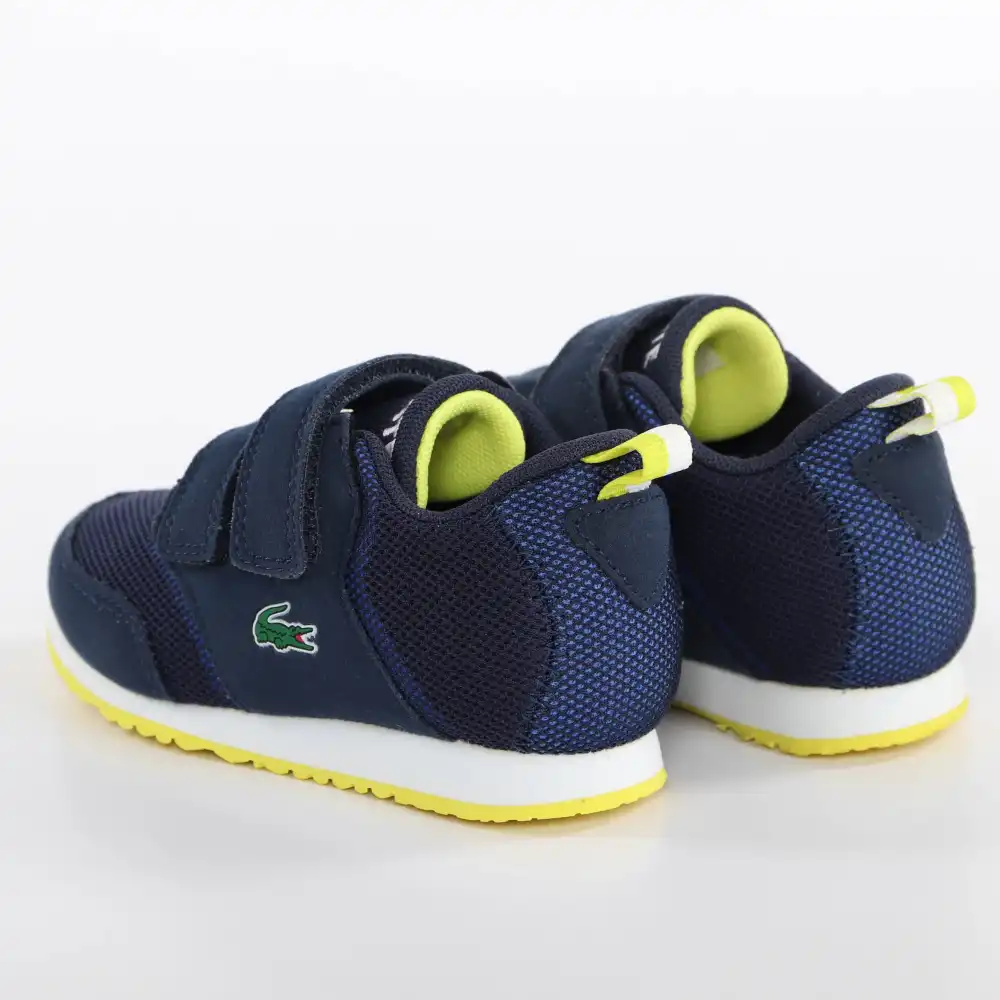 Basket basse garcon Lacoste Light 117 Bleu - ZESHOES Basket basse garcon Lacoste Light 117 Bleu - ZESHOES