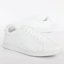 Basket basse homme Lacoste Carnaby evo 318 7 Blanc - ZESHOES Basket basse homme Lacoste Carnaby evo 318 7 Blanc - ZESHOES