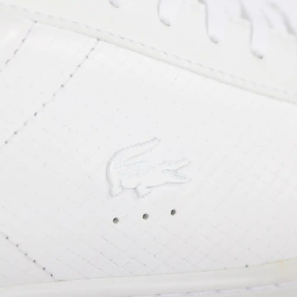 Basket basse homme Lacoste Carnaby evo 318 7 Blanc - ZESHOES Basket basse homme Lacoste Carnaby evo 318 7 Blanc - ZESHOES