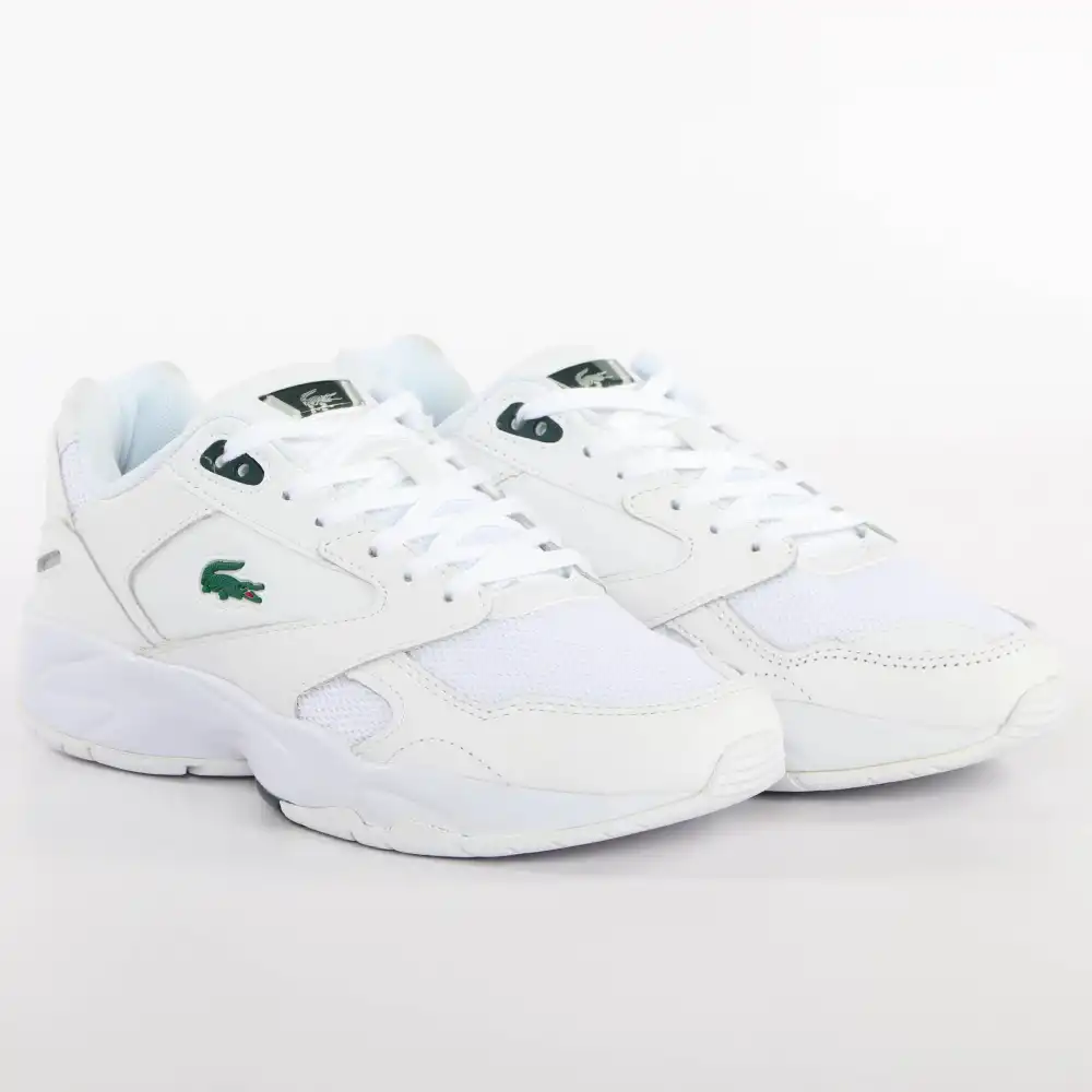 Basket basse homme Lacoste Storm 96 lo 0120 Blanc - ZESHOES