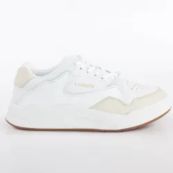 Basket de ville basse femme Lacoste Court slam Blanc - ZESHOES