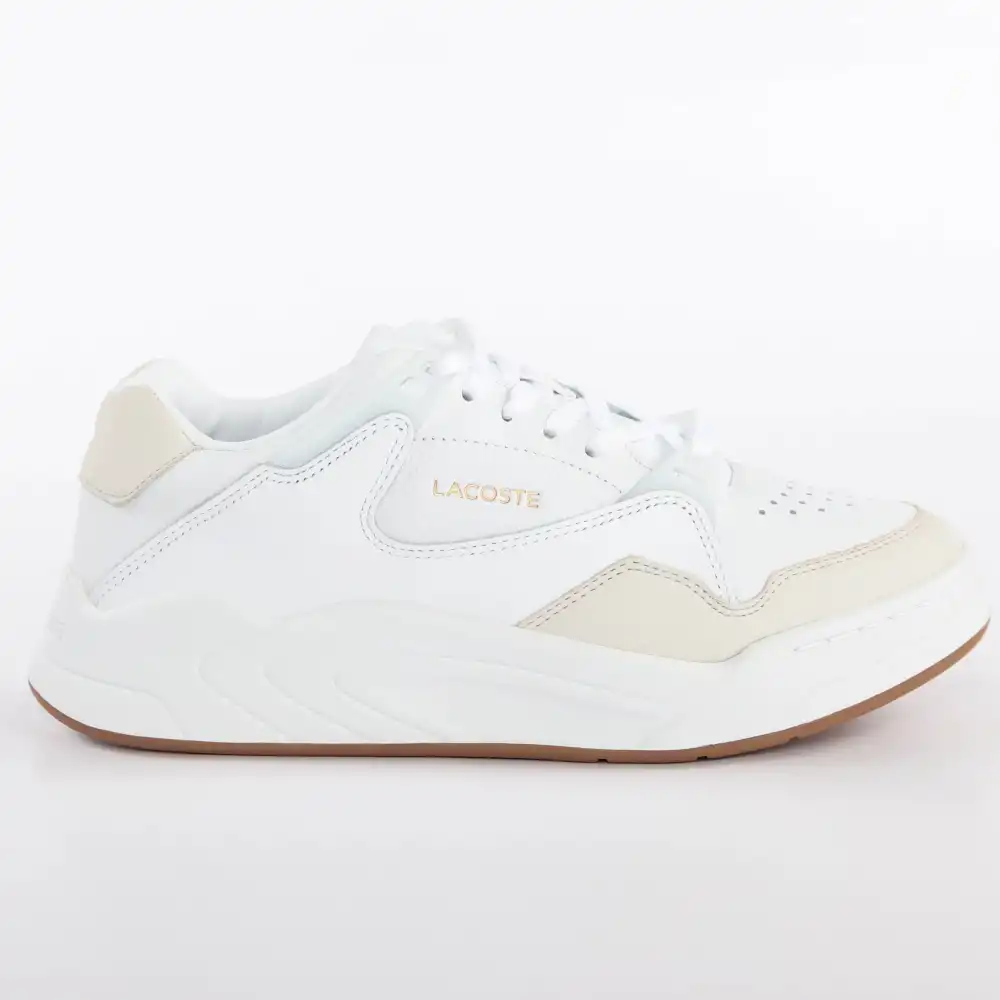 Basket de ville basse femme Lacoste Court slam Blanc - ZESHOES