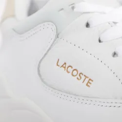 Basket de ville basse femme Lacoste Court slam Blanc - ZESHOES