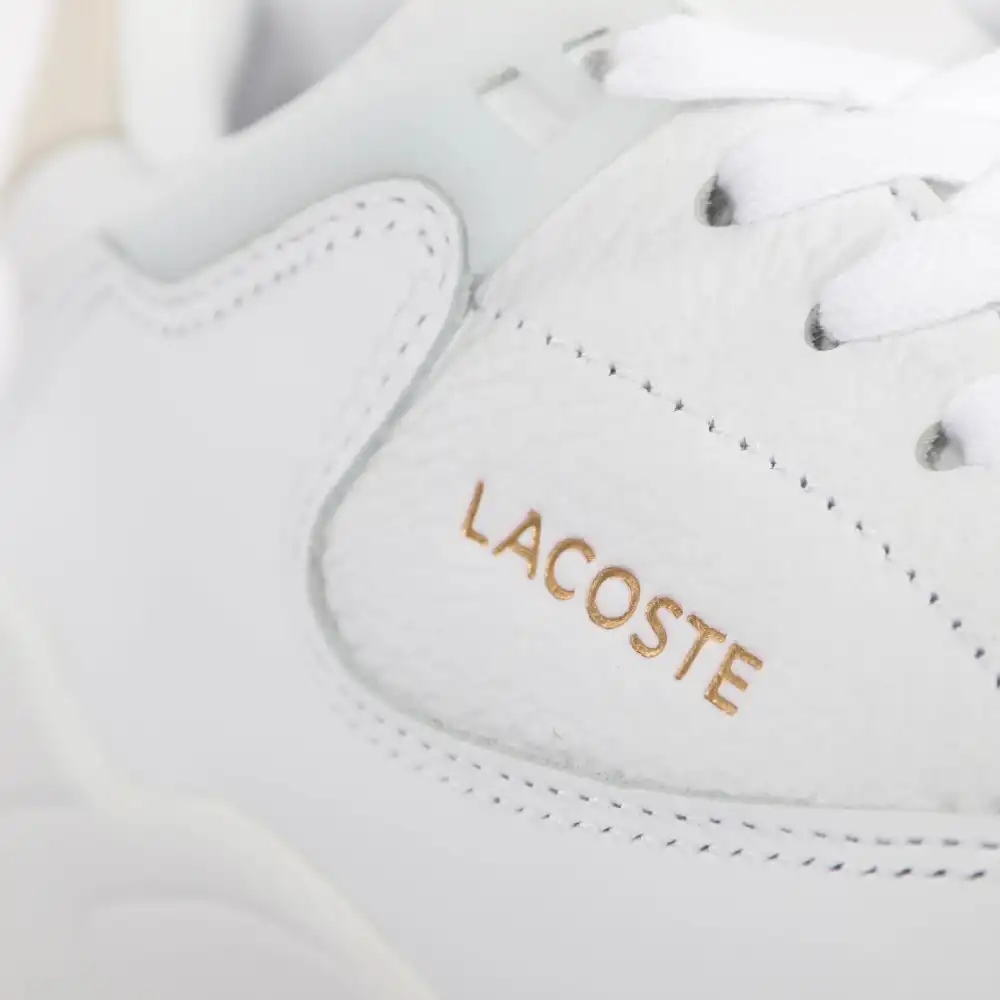Basket de ville basse femme Lacoste Court slam Blanc - ZESHOES