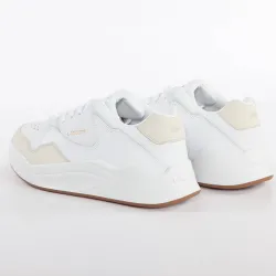 Basket de ville basse femme Lacoste Court slam Blanc - ZESHOES