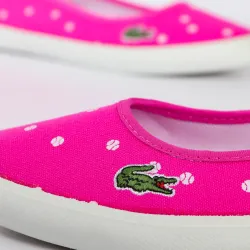 Claquette femme sandale Lacoste Marthe tbl 2 Rose - ZESHOES