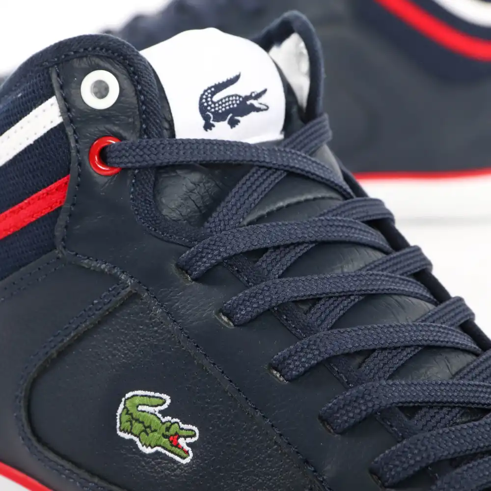 Basket de ville montante homme Lacoste Camous cre spm Bleu - ZESHOES