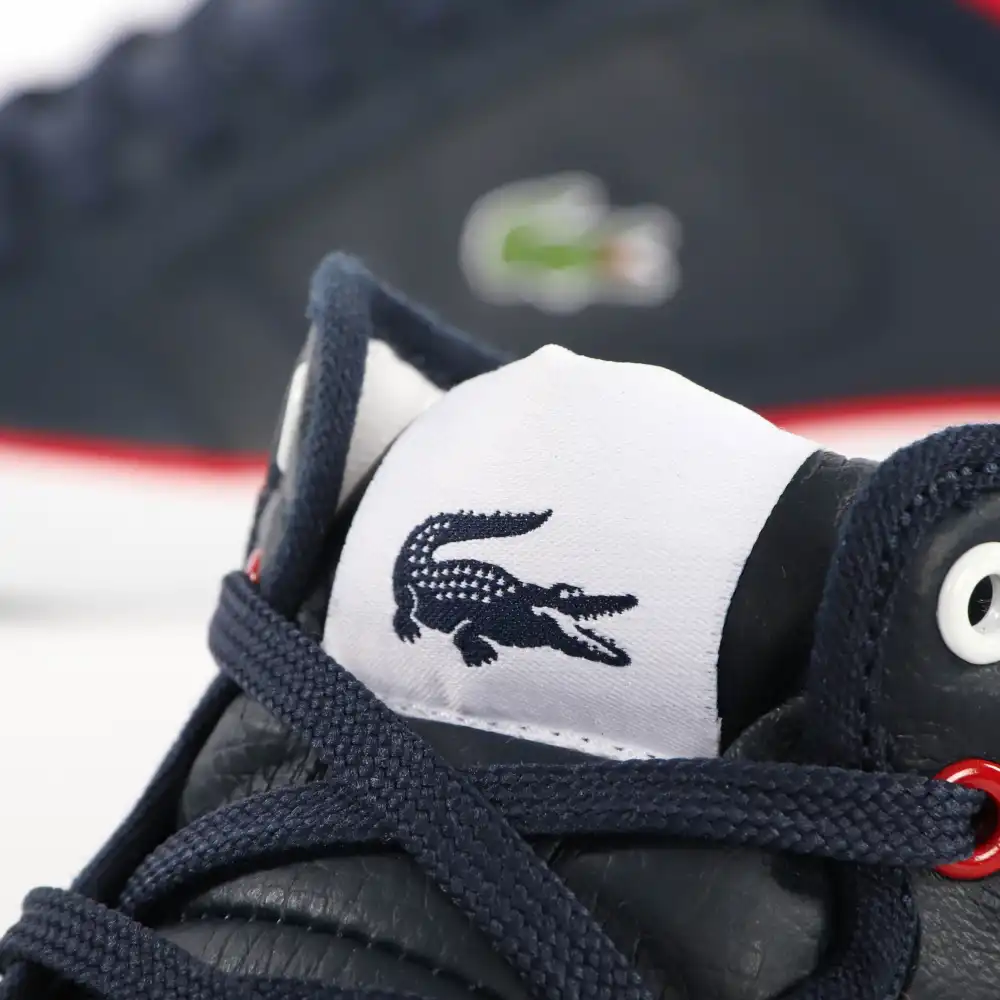 Basket de ville montante homme Lacoste Camous cre spm Bleu - ZESHOES