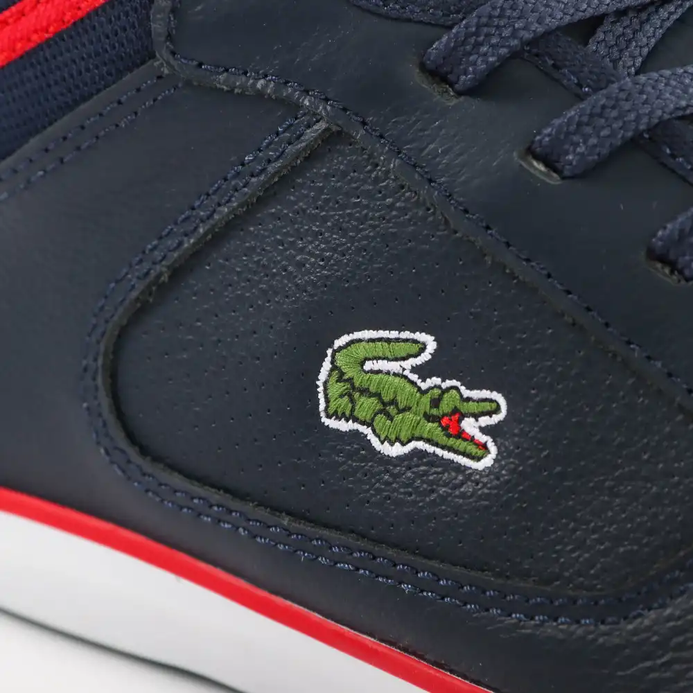 Basket de ville montante homme Lacoste Camous cre spm Bleu - ZESHOES