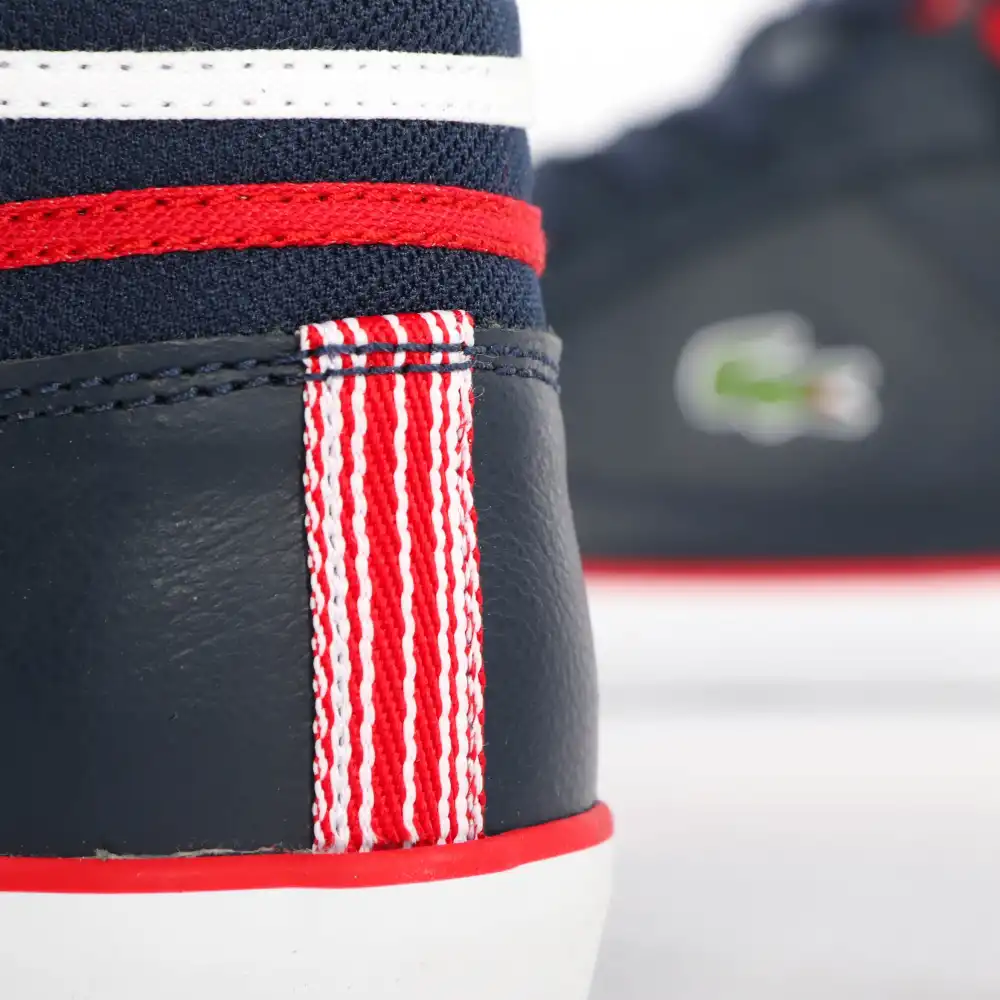 Basket de ville montante homme Lacoste Camous cre spm Bleu - ZESHOES