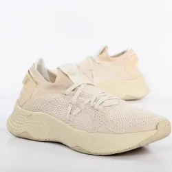 Basket basse homme Lacoste Court-drive knit Beige - ZESHOES Basket basse homme Lacoste Court-drive knit Beige - ZESHOES