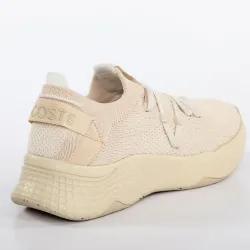 Basket basse homme Lacoste Court-drive knit Beige - ZESHOES Basket basse homme Lacoste Court-drive knit Beige - ZESHOES